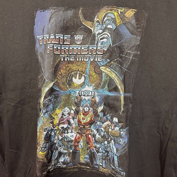 Transformers the Movie Classic Promo Film Poster Tee L - Picture 2 of 4